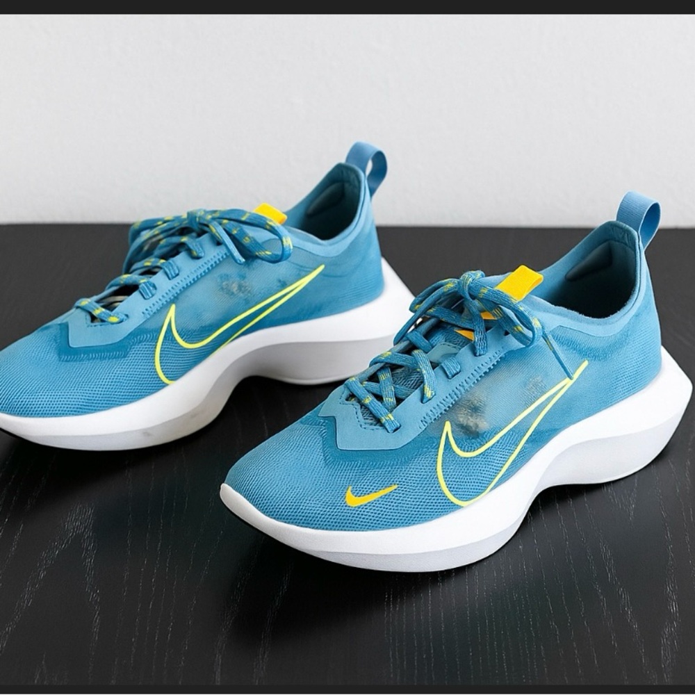 Nike Blue and Yellow Ankle Boots
